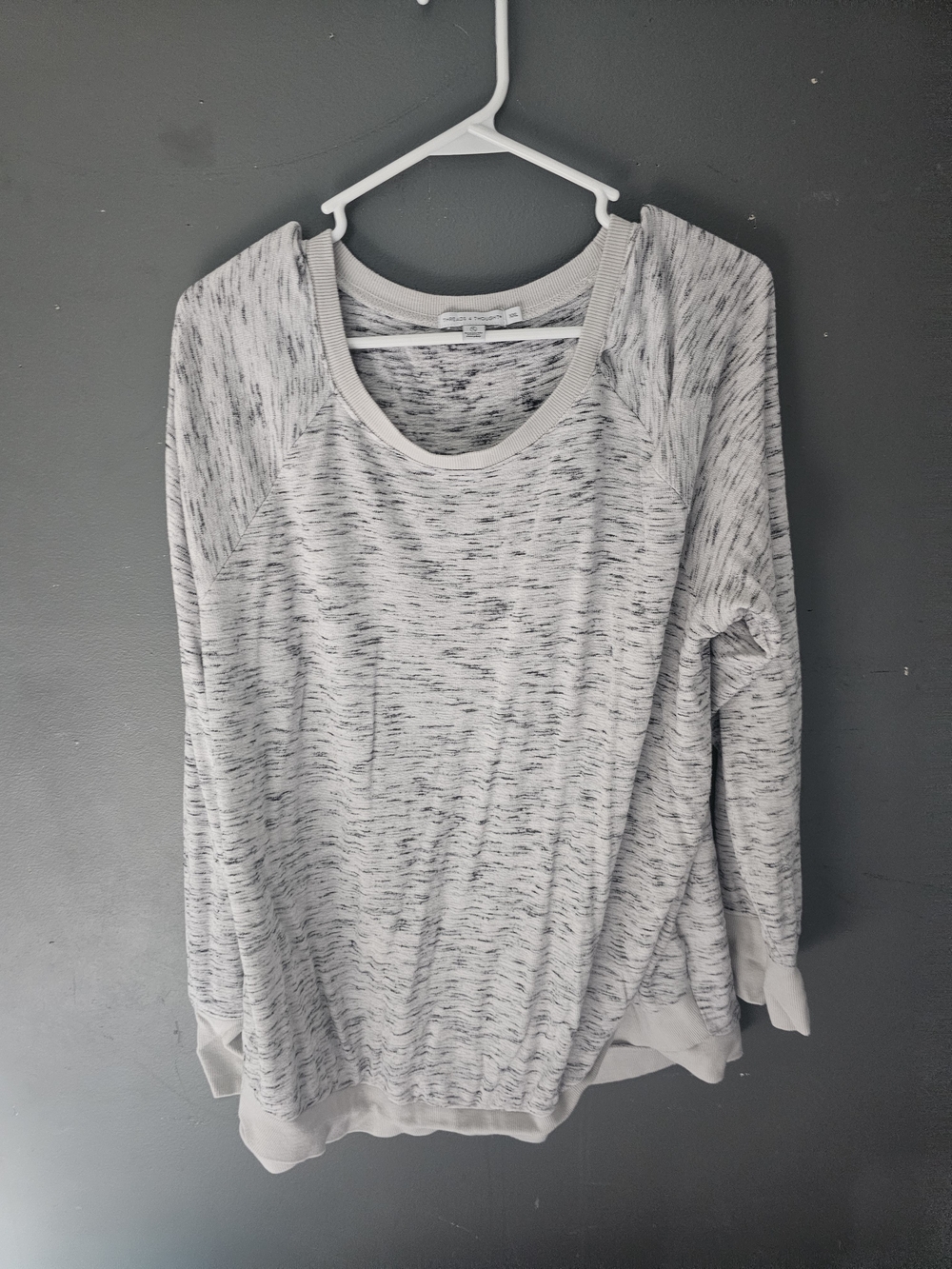 Threads 4 Thought Light Gray Marled Pullover Sweatshirt